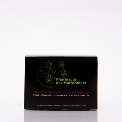 Image CREME PUISSANTE ANTI-AGE NUIT -Pharmacie Marronniers- 50ml