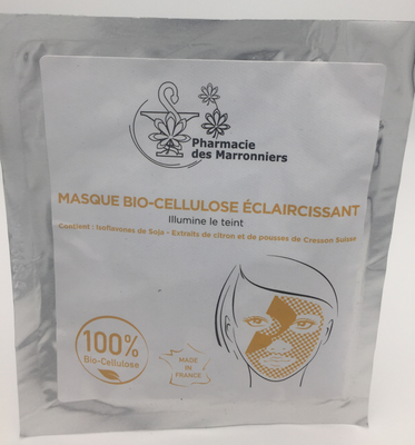 Image MASQUE BIO-CELLULOSE ECLAIRCISSANT Pharmacie Marronniers 1 sachet 8ml