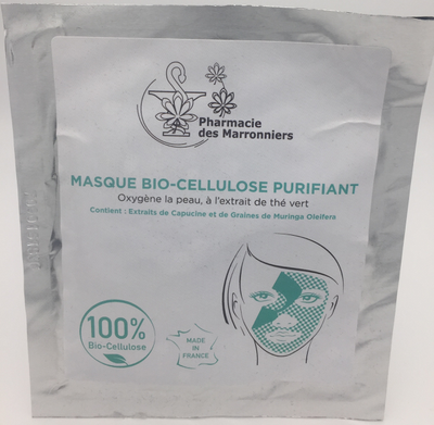 Image MASQUE BIO-CELLULOSE PURIFIANT Pharmacie Marronniers 1 sachet 8ml