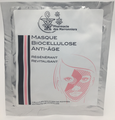 Image MASQUE BIO-CELLULOSE ANTI-AGE Pharmacie Marronniers 1 sachet 8ml