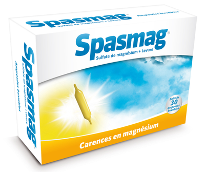 SPASMAG Magnésium, Levure - 60 GELULES
