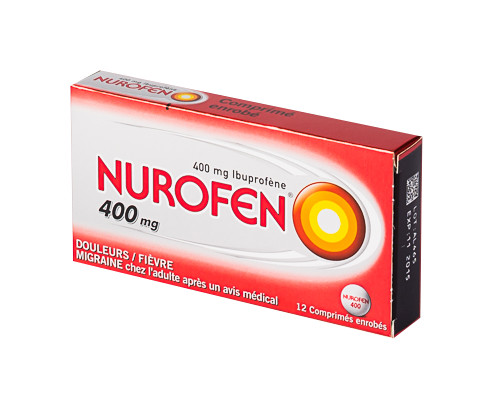 Image NUROFEN 400MG Comprimés à avaler bte de 12